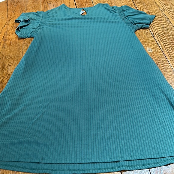 LulaRoe Roselyn style flutter sleeve style dress.Side pockets. Size XL. - Picture 5 of 12